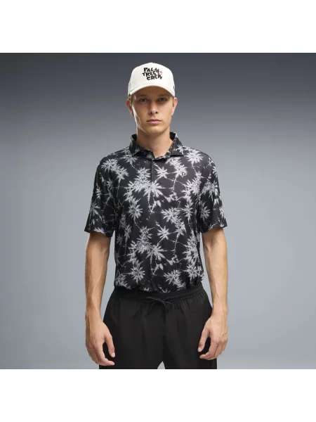 Koszulka polo golfowa PUMA x PALM TREE CREW Palm Akcesoria XXL czarny