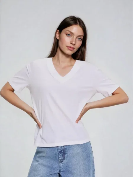 Tricou Marisse alb