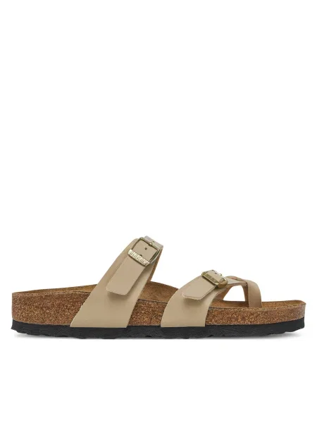 Papuci Birkenstock bej