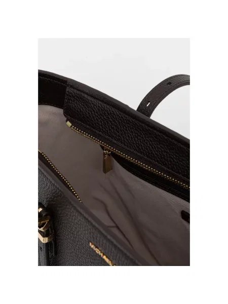 Shopperka Michael Michael Kors skórzana brązowa