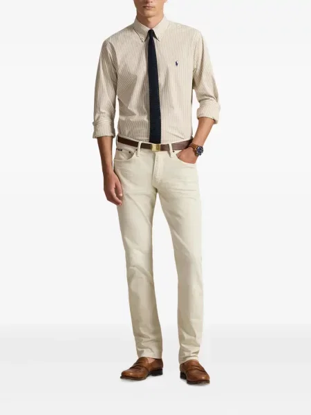 Czapka z daszkiem Polo Ralph Lauren w kratkę z twillu biznesowa niebieska