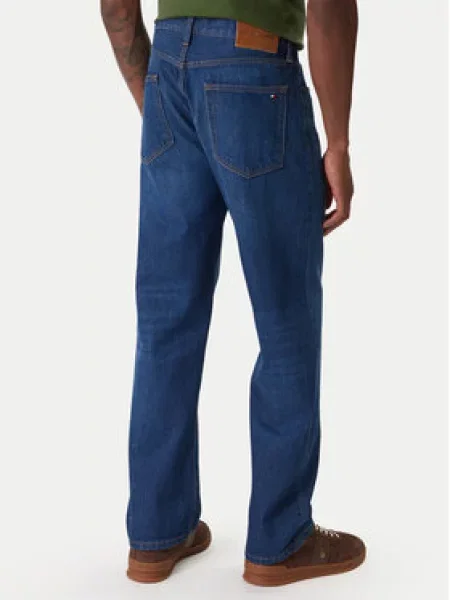 Tommy Hilfiger Jeans hlače Dover Straight Fit modra