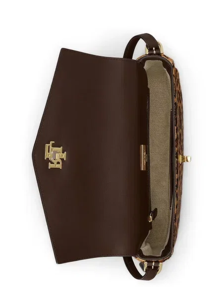 Кожаная сумка через плечо Lauren Ralph Lauren