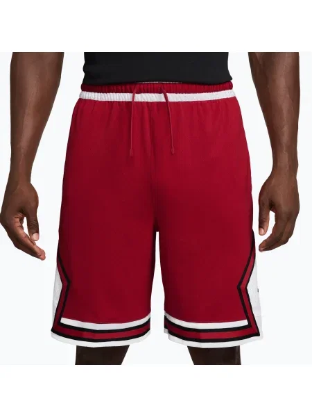 Pantaloni scurți de baschet pentru bărbați Nike Jordan Sport Dri-FIT 9" Diamond gym red/white/gym red alb