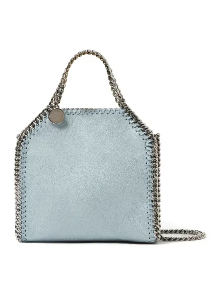 Torebka crossbody Stella Mccartney skórzana niebieska