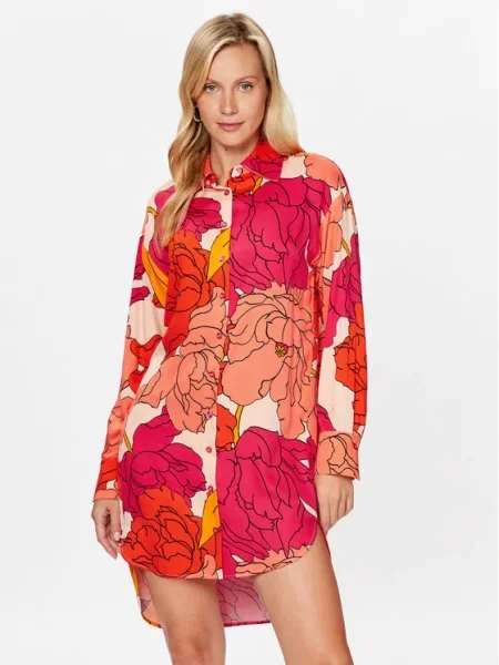 Sisley Ежедневна рокля червен