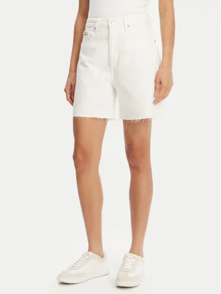 Jeans kratke hlače Calvin Klein Jeans bela