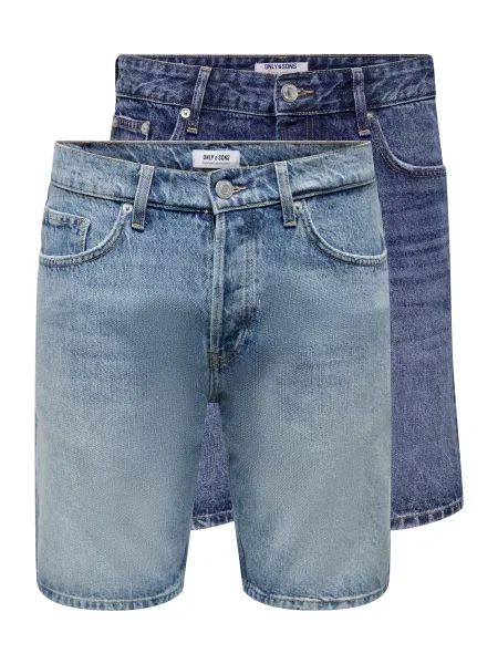 Only & Sons Jeans ONSEDGE bleumarin / denim albastru