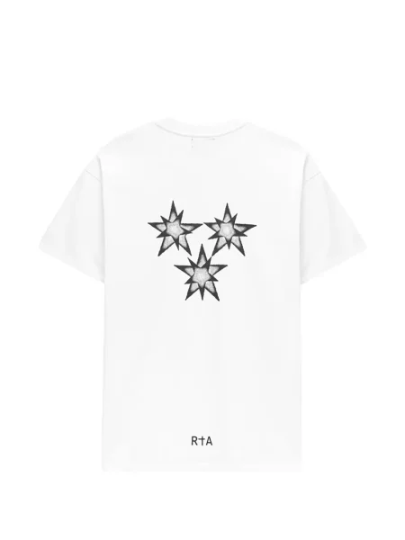 Tricou Rta cu imagine alb