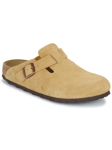 Pantofi BIRKENSTOCK Boston LEVE Latte Cream bej