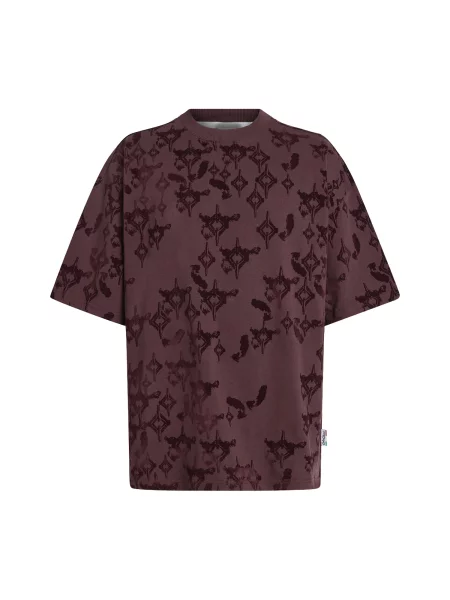 Carlo Colucci Tricou burgundy / vin roșu