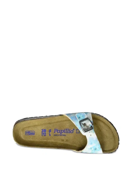 Gėlėtos dirželis sandalai Birkenstock balta