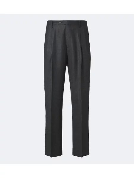 Pantaloni Auralee de lână gri