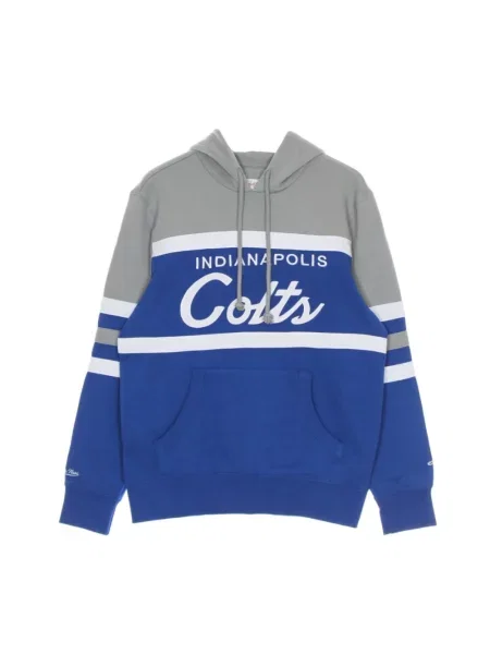 Bluza z kapturem Mitchell & Ness z kapturem niebieska