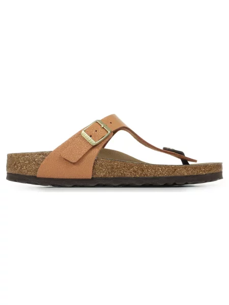 BIRKENSTOCK Žabky Gizeh světle hnědá