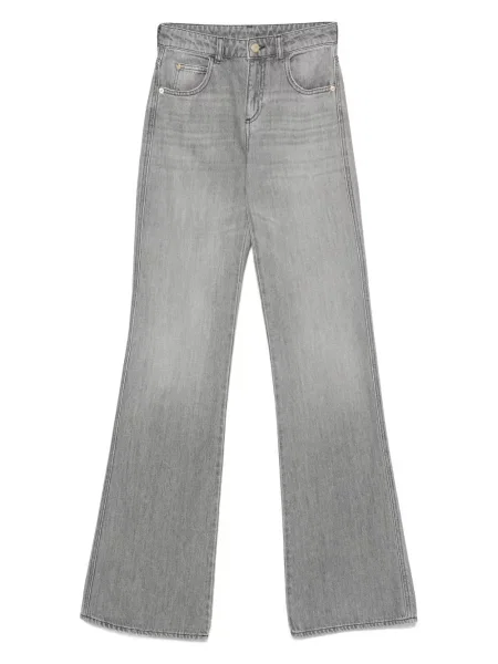 Blugi cu picior larg Emporio Armani gri