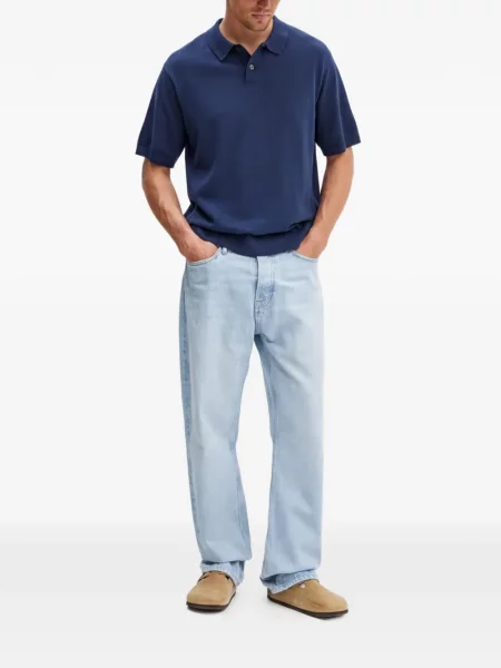 Pulover Levi's® cu autograf cu cordon cu 5 buzunare alb