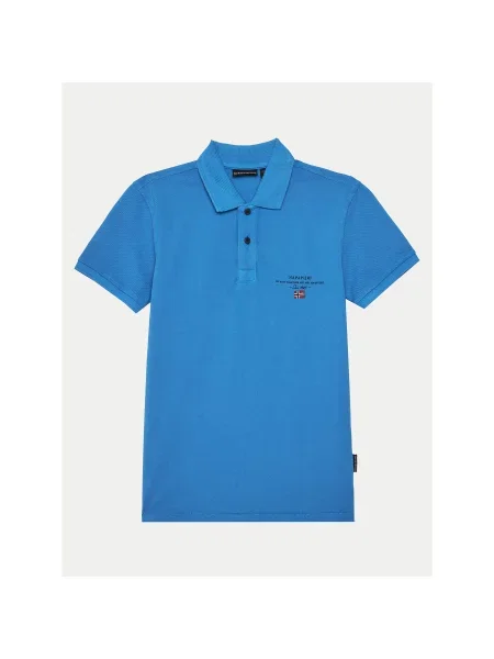 Napapijri Polo majica Elbas 5 D Regular Fit modra