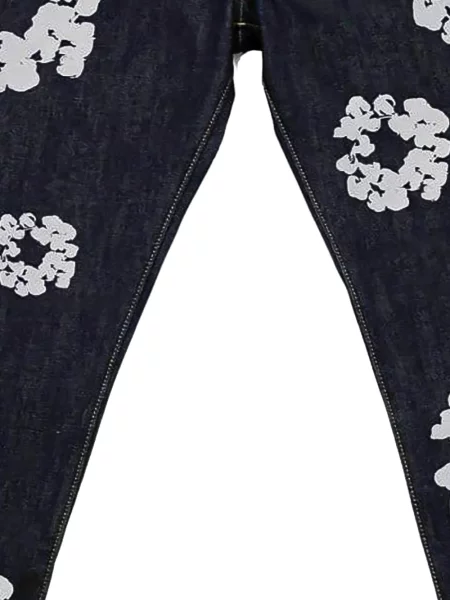 Blugi drepți Denim Tears albastru