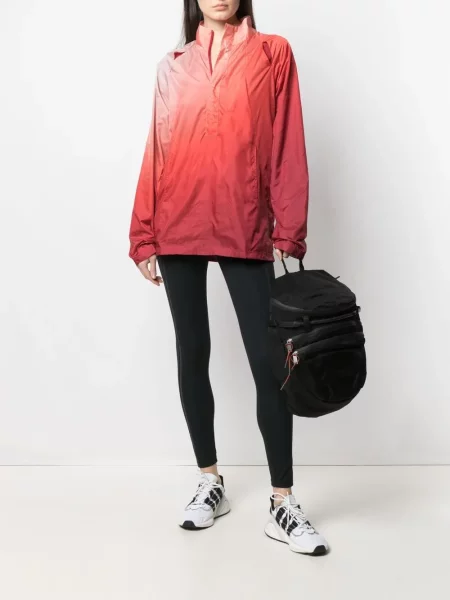 Bunda Reebok s polovičními zipem červená