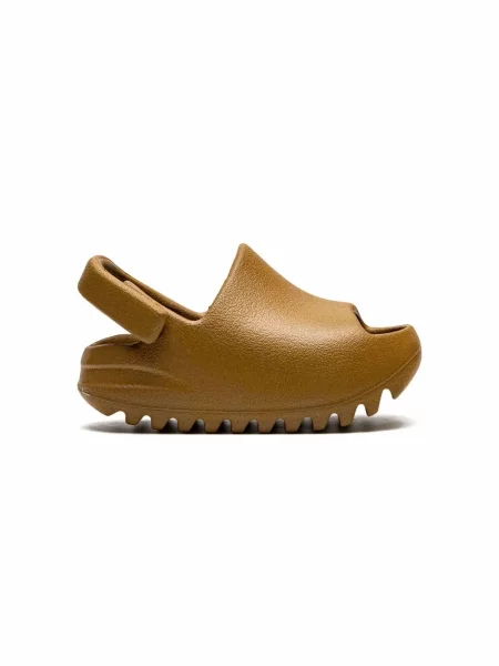 Chodaki dziecięce Adidas Yeezy brązowe