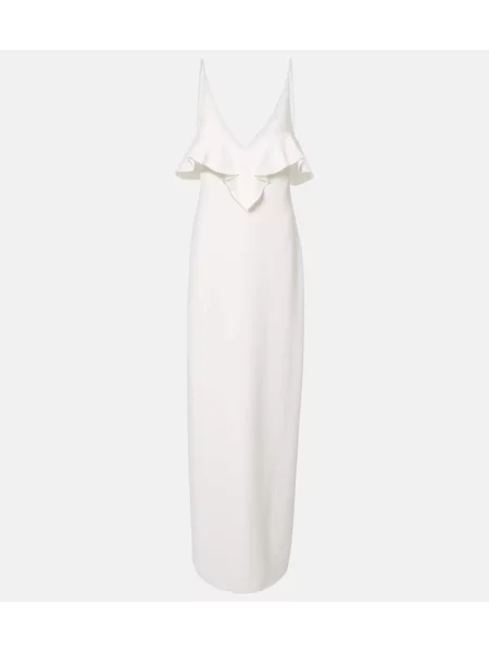 Rochie Stella Mccartney cu volane alb