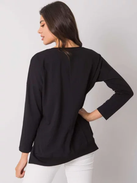 Bluză Fashionhunters negru