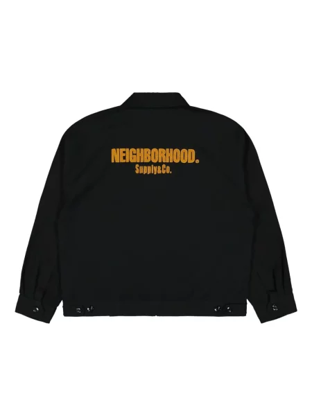 Geacă Neighborhood cu broderie negru