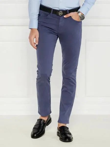 BOSS BLACK Chino nadrág Delaware fekete