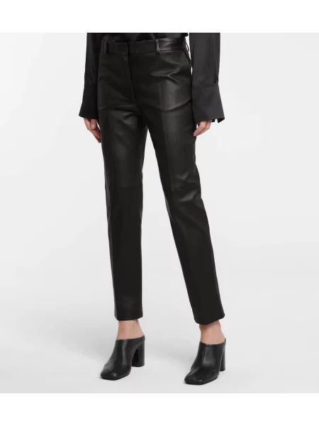 Pantaloni Joseph din piele negru