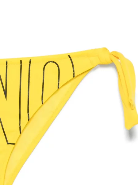 Bikini Moschino s printom veze žuta