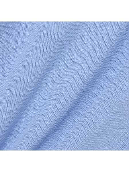Lacoste Bluza Z Prążkowanej Bawełny Z Kołnierzykiem Polo niebieski