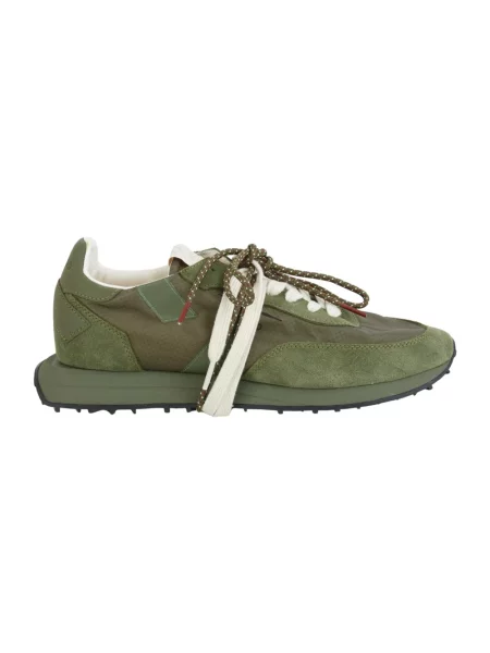 Sneakersy Ghoud zamszowe zielone