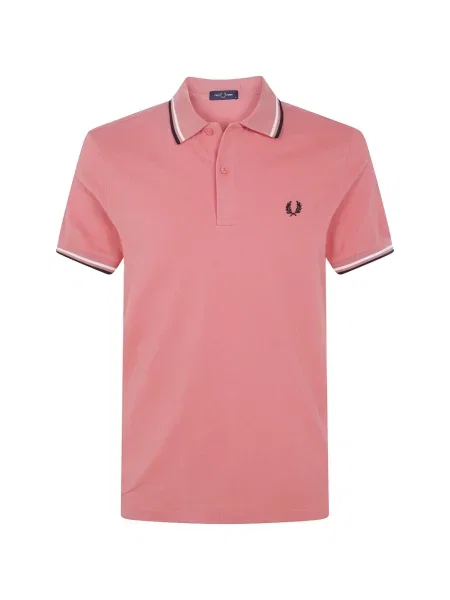 Tricou polo Fred Perry cu broderie roz
