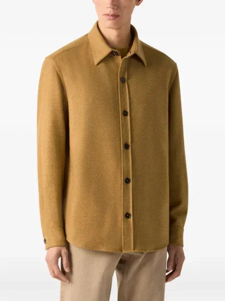 Cămașă Zegna din cașmir galben