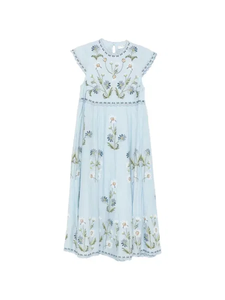 Sukienka midi Sea niebieska