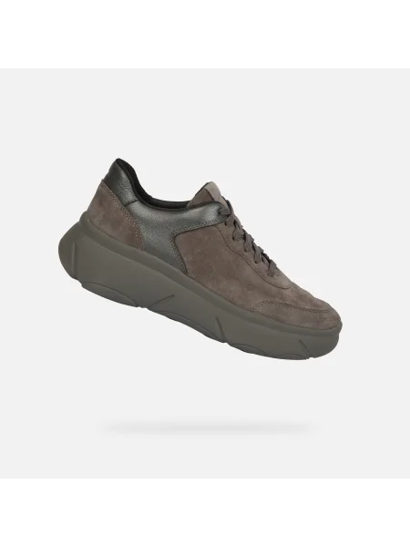Sneakerși Geox maro