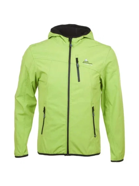 Geacă Peak Mountain softshell verde