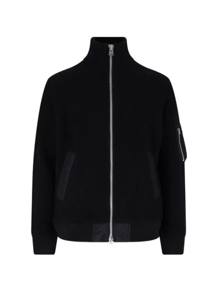 Pulover Sacai tricotate negru