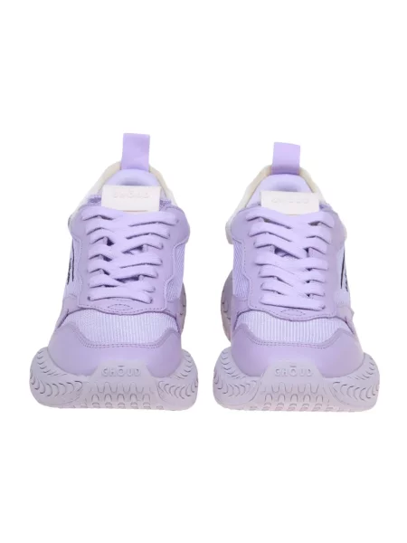 Sneakersy Ghoud skórzane fioletowe