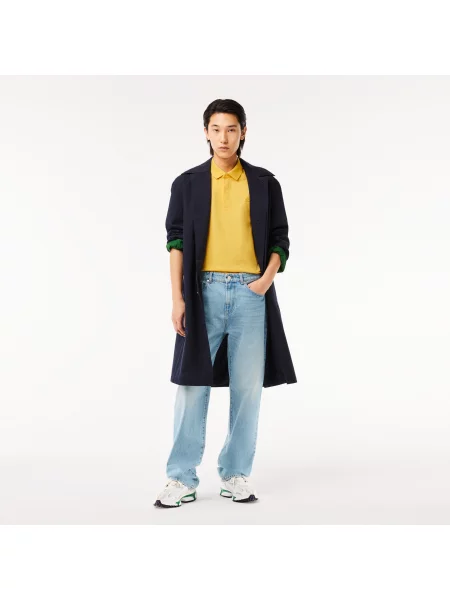 Lacoste Koszulka Polo Smart Paris Z Elastycznej Bawełny żółta