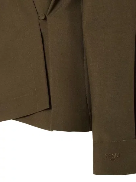 Bluză Fendi de lână verde
