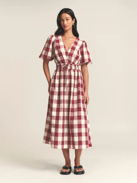 St MRLO Haljina Rowley crvena bijela