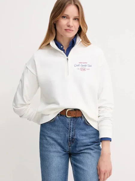 Gant bluza z aplikacją biały