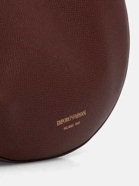 Emporio Armani hobo táska női bőr barna