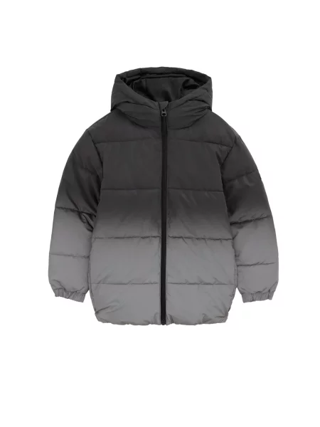 WE Fashion Žieminė striukė / antracito / šviesiai pilka