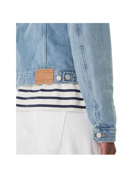Geacă de blugi Tommy Hilfiger albastru