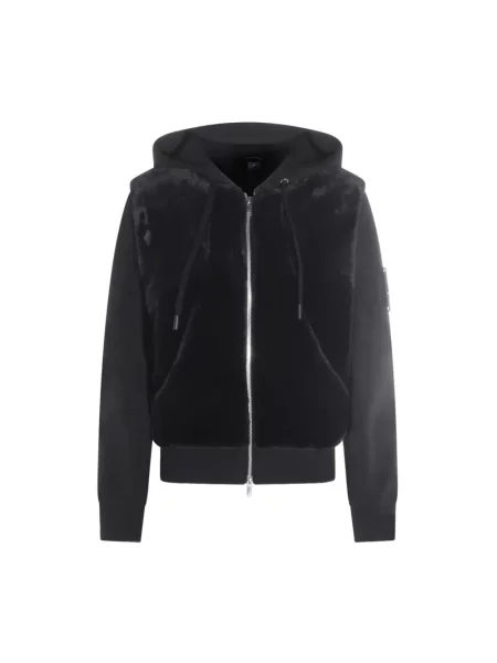Bluza z kapturem Moose Knuckles czarna