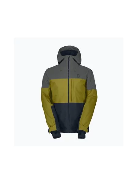 Лижна куртка SCOTT Ultimate Dryo 10 тіньовий сірий/луговий зелений сіра