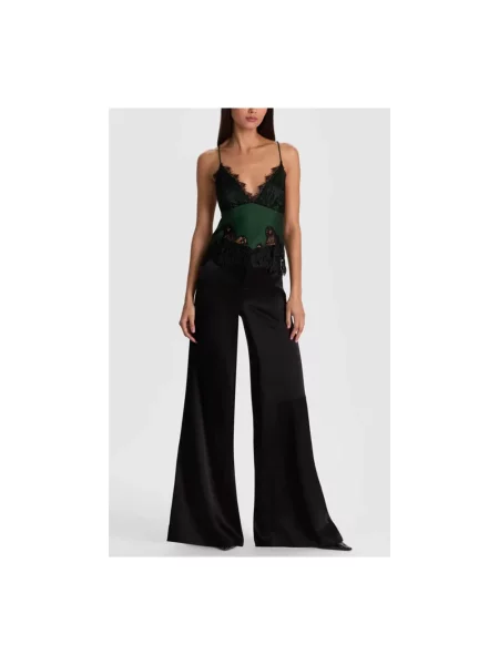 Top Alice + Olivia koronkowy zielony